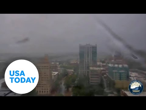 WATCH Helene's flash flooding causes power outages in Carolinas USA TODAY