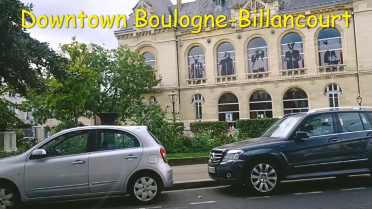 Watch video Downtown Boulogne-Billancourt - Driving- French region Downtown Boulogne-Billancourt - Driving- French region