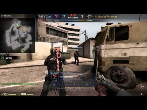 POV - Olofmeister (FaZe)(22-13) vs NiP / 16-6 / overpass / 27.09.2017 / 1080p 60fps