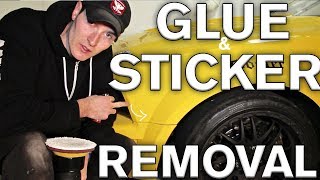How to Remove Glue and Stickers from your Paint