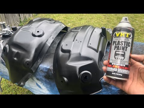 Using VHT Plastic Paint and Raptor Undercoating on my 87 Monte Carlo SS GBODY Inner Fenders | DIY