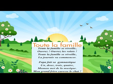 Toute la famille (Comptine/chant 1AEP)