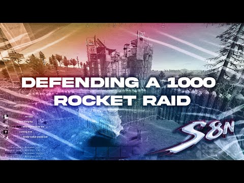 HOW WE DEFENDED A 1000 ROCKET RAID//RUST ZERG PROGRESSION//VTM