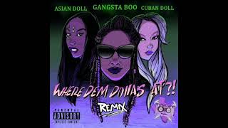 Gangsta Boo - Where Dem Dollas At remix ft Asian Doll, Cuban Doll (Chopped &amp; Slowed by Dj KNS-KZ806)