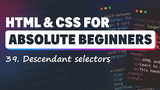 HTML ו-CSS למתחילים מוחלטים: בוררי צאצאים