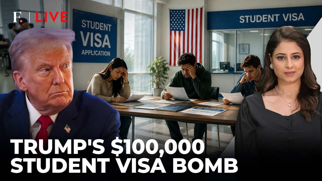 Want to work in the US after studying? Trump's new plan may cost $100,000 | Firstpost Live