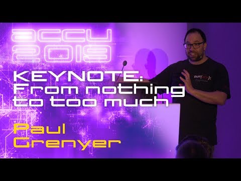 KEYNOTE: From nothing to too much: growing a tech community in the East of England - Paul Grenyer