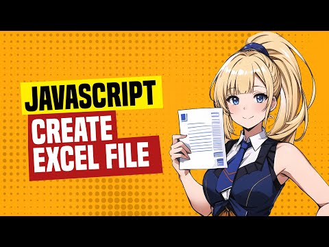 Create Excel Files In Javascript Simple Example