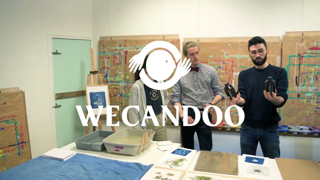 Consolidez votre équipe et créez une fresque ou guirlande de fanions en cyanotype avec Fanch - Vidéo