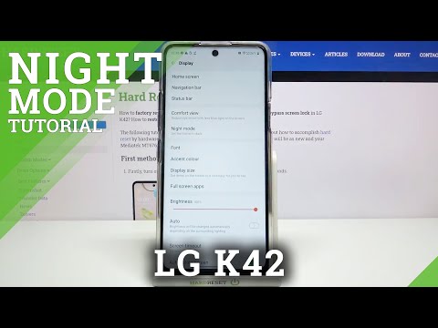 How to Activate Night Mode in LG K42 - Enable Eye Comfort Mode