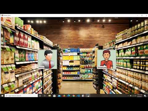 Grocery Store Management System Python Tkinter Sql