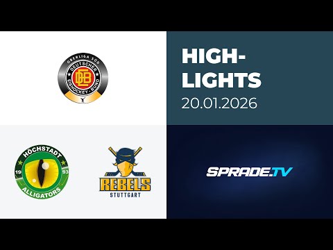 20.01.2026 - Highlights - Höchstadt Alligators vs. Stuttgart Rebels