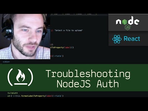 Troubleshooting NodeJS Auth P4D13 Live Coding with Jesse