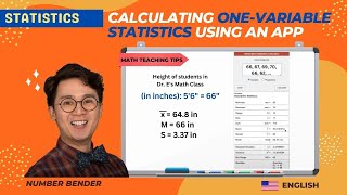 One-Variable Statistics App teaching video thumbnail