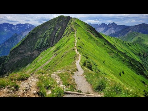 Gratwanderung zum Fellhorn bei Oberstdorf (Allgäu)