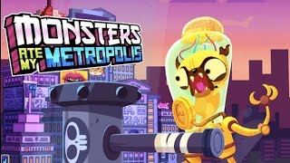 Monsters Ate My Metropolis (by Adult Swim) iOS Gameplay Preview