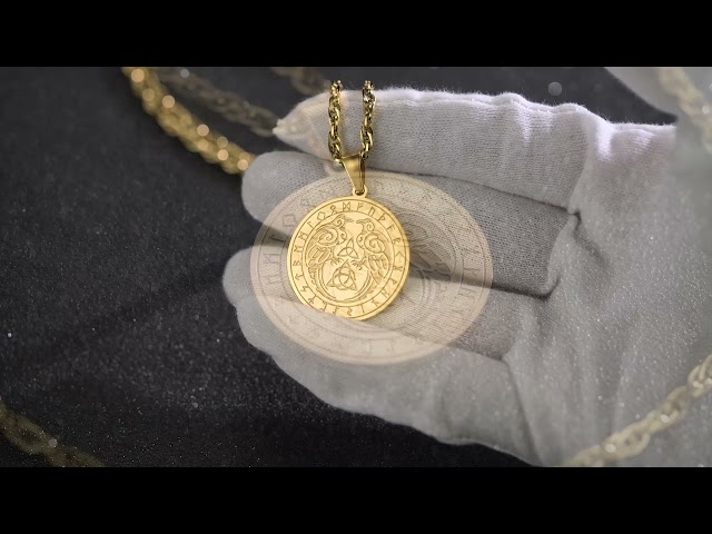 Vídeo relacionado con FaithHeart Colgante Calavera Cuervo Celta Hombre Cráneo de Pájaro con Trinidad Irlandesa Collar Vikingo Acero Inoxidable 316L Talismán de Amuleto Familia Joyería Hip Hop Joven