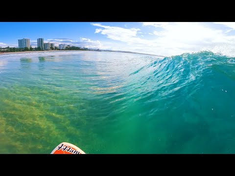 (RAW POV) HOW FAST IS SNAPPER ROCKS ? (Australia #8)