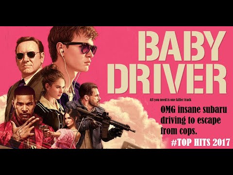 OMG Subaru- insane driving to escape from police in baby driver