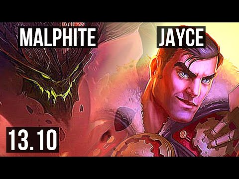 MALPHITE vs JAYCE (TOP) | 5/1/2, Rank 10 Malph | KR Challenger | 13.10
