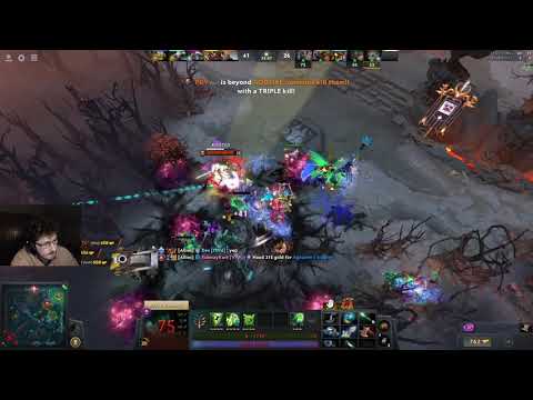 Kunkka 1 Splash 3 Kills! Priceless Reaction...