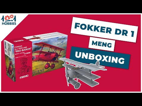 Unboxing - Ouverture de boîte - Fokker Dr. I 1/32 | MENG Model