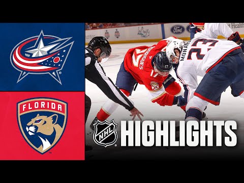 Blue Jackets vs. Panthers | NHL Highlights | December 06, 2025