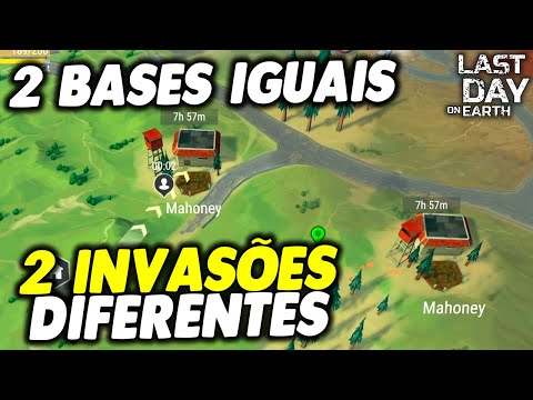 2 BASES IGUAIS MAS 2 INVASÕES DIFERENTES - Last Day On Earth