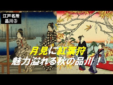歴史文化学科 「江戸名所　品川」第３回　月見に紅葉狩　魅力あふれる秋の品川！