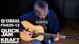 Video thumbnail for Yamaha FG820-12 - Quick Jam by Kraft Music