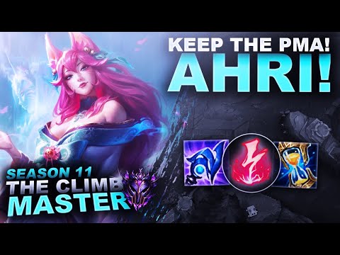 KEEPING THE POSITIVE MENTAL ATTITUDE! AHRI! - Climb to Master S11 | League of Legends