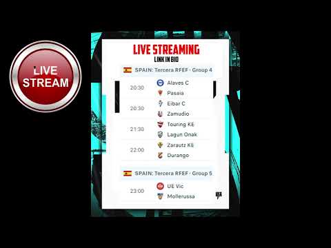 `EN VIVO 🔴 EIBAR C vs ZAMUDIO || Tercera RFEF - Grupo 4`