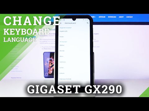to Change Keyboard Language in GIGASET GX290 – Switch Language