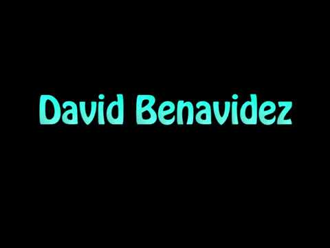 Learn How To Pronounce David Benavidez