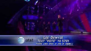 Lee DeWyze - The Letter - Top 11 American Idol