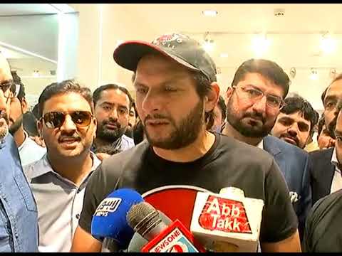Shahid Afridi slip of tongue “Nov in September. More water comes when this much rain fell “