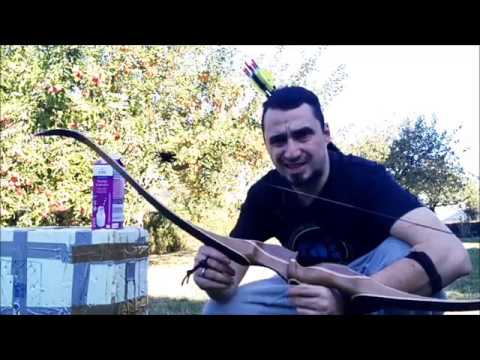 SchußTests  - -  JACKALOPE  Archery  AMBER  Speed Variante mit Carbon  - -  Traditioneller Bogen🏹🏹