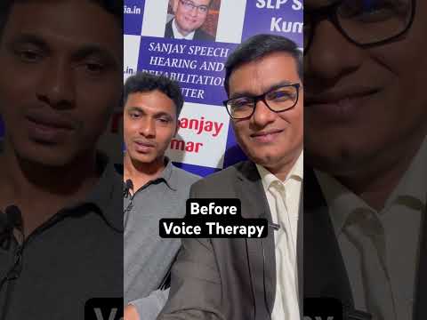 Puberphonia, A Voice Disorder of Puberty Before-After Voice Therapy #shorts by #SLPSanjayKumar