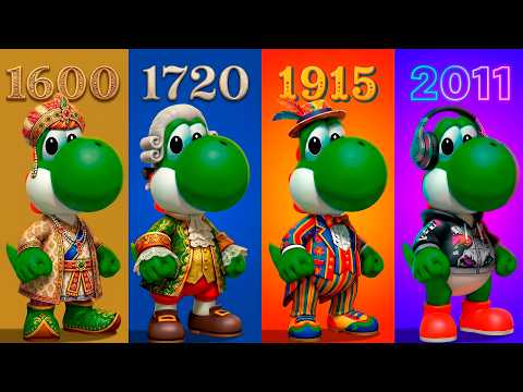 YOSHI STORY in different years (2)