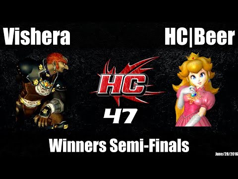 HC47 Melee Winners Semi-Finals: Vishera (Ganondorf) vs HC | Beer (Peach)