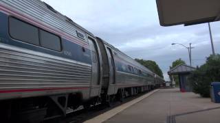 preview picture of video 'Amtrak from Washington D.C. at Quantico Station, Virginia'