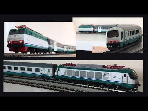 Trenitalia in HO: Strange mini-InterCity: IC519 Genoa - Torino 2012, with Riva E444 Tartaruga