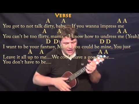 Kiss (Prince) Ukulele Cover Lesson with Chords/Lyrics - A D E