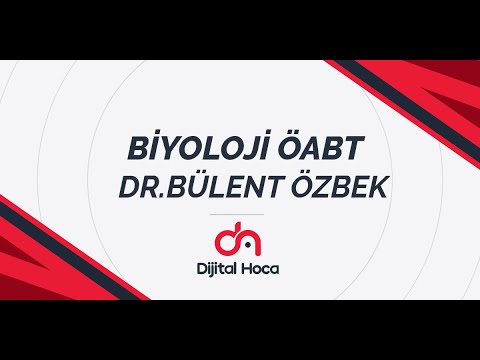 Biyoloji ÖABT - Dr. Bülent ÖZBEK