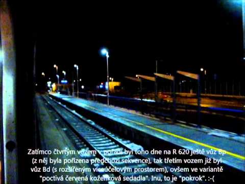 R620 s "koženkovým" Bd a nejedoucí 4846/4849/24889, Zastávka a Třebíč v "nepáteční pátek" 2. 1. 2015