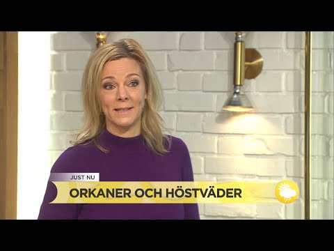 Orkan och extrema temperaturer i delar av landet - här slogs värmerekord igår - Nyhetsmorgon (TV4)
