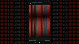 I Love u program in c coding language #love #lovesongs #short #ytshorts #viral