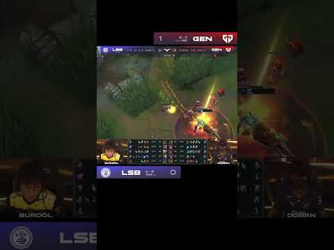 🔴LIVE ㅣ Burdol을 라코스테로 만들어버린 도ㄹㄹㄹㄹㄹㄹㄹ란!! ㅣ 23 LCK Summer Split Week 5  l  LSB vs GEN