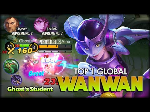 20 Kills Brutal Arrow! Ghost's Student Top 1 Global Wanwan - Mobile Legends: Bang Bang