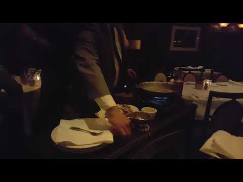 Steak Diane Tableside Preparation at the Dal Rae Restaurant 10/29/2017